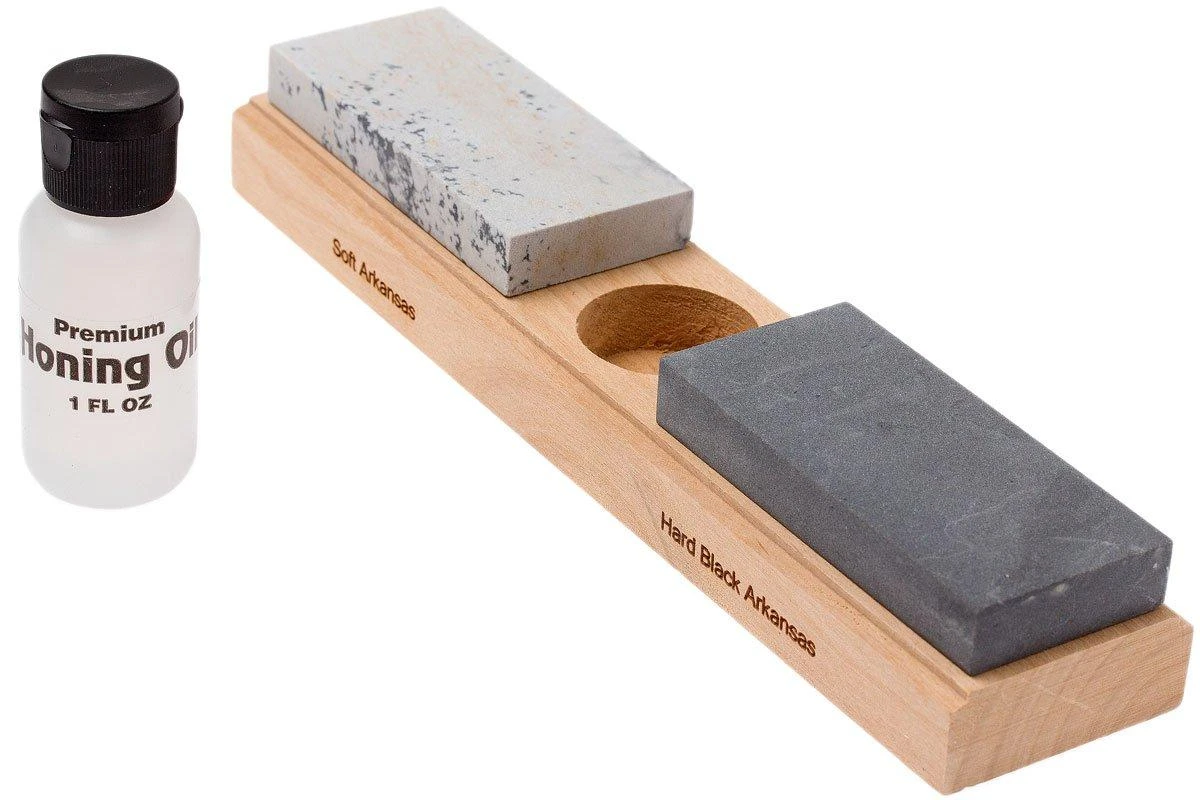 Skerper Arkansas Sportsman 2 Stone Honing Set NAHK02, Soft/Hard Black Arkansas 4 Skerper Arkansas Sportsman 2 Stone Honing Set NAHK02, Soft/Hard Black Arkansas – Image 2